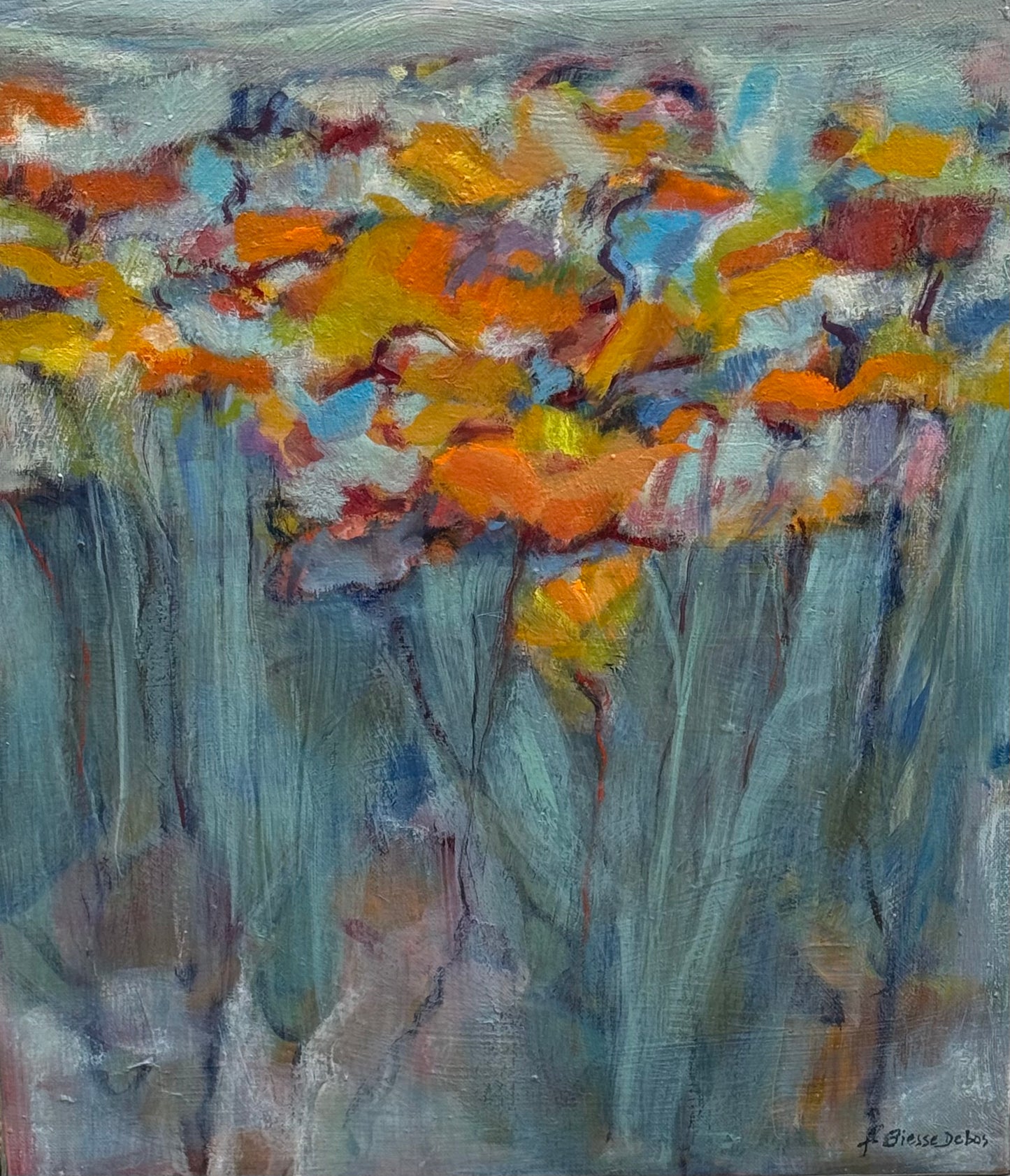 Bel été I 2023 46x38cm Huile sur toile