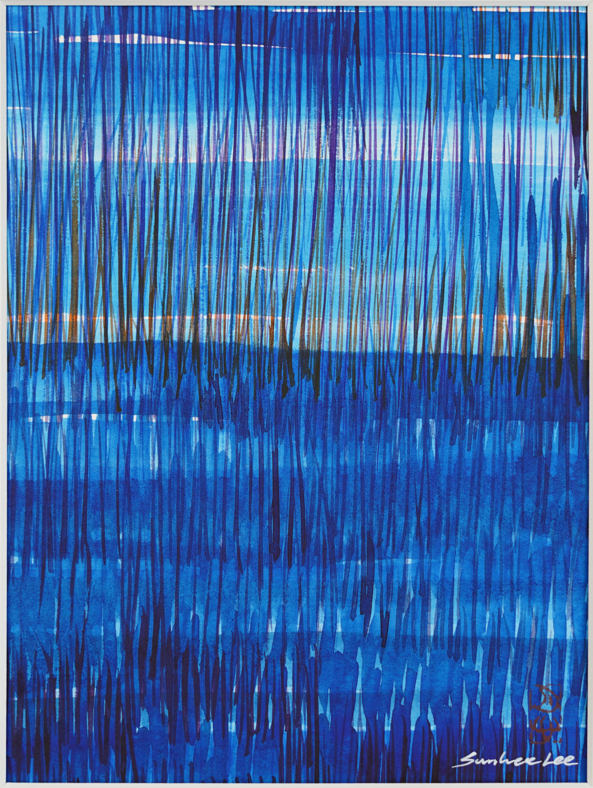 Paysage intérieur bleu 2026