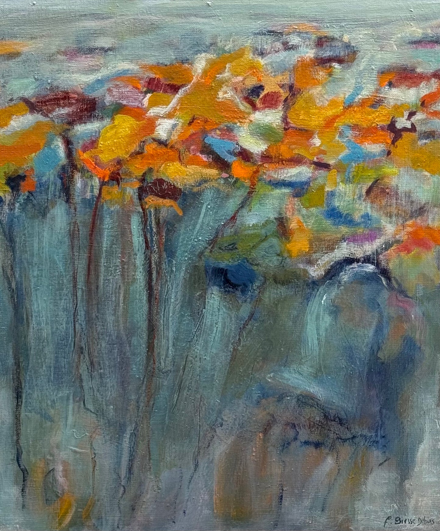 Bel été II 2023 46x38cm Huile sur toile