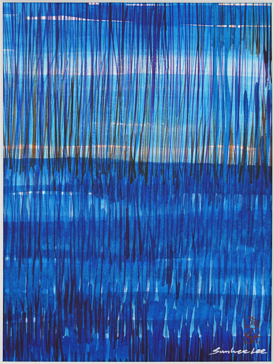 Paysage intérieur bleu 2026
