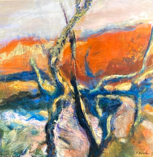 Ombre et lumière 2023 50x50cm Huile sur toile