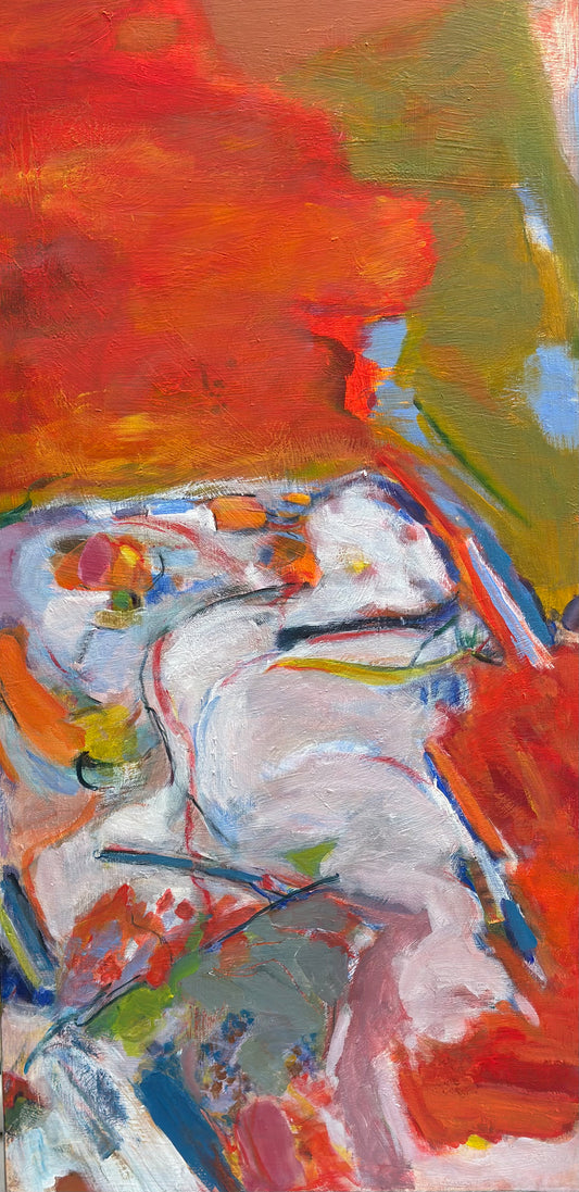 Un jour de juillet 2020 80x40cm Acrylique